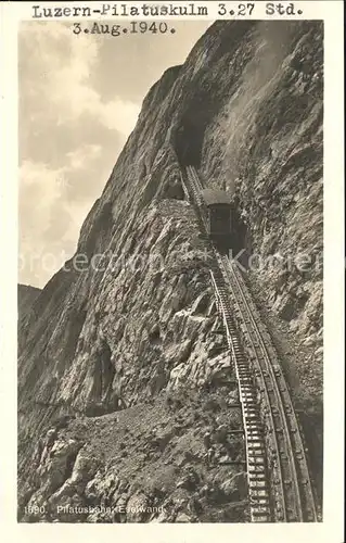 Pilatus Kulm Pilatusbahn Eselwand Kat. Pilatus Kulm