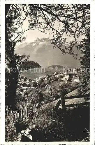 Leysin Village et les Dents du Midi Kat. Leysin