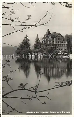 Walchwil Partie beim Kurhaus Kat. Walchwil