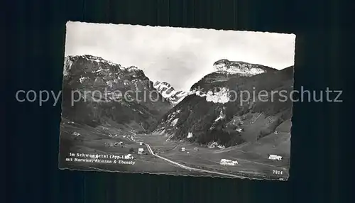 Schwende IR Schwendetal altmann Ebenalp Kat. Schwende