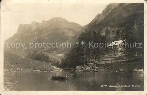 Appenzell IR Seealpsee Hoher Kasten Kat. Appenzell