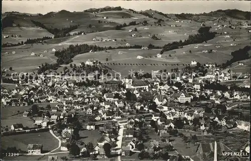 Appenzell IR Fliegeraufnahme Kat. Appenzell