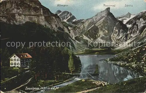 Seealpsee Altmann Rossmad Saentis Kat. Schwende