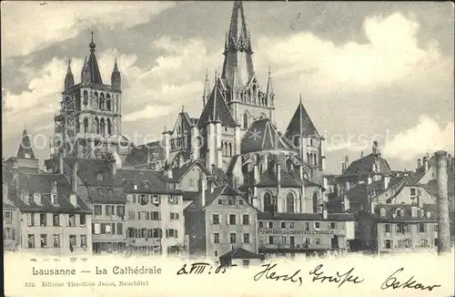 Lausanne VD Cathedrale Kat. Lausanne