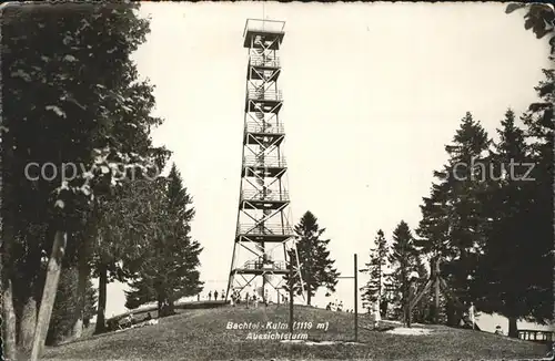 Bachtel Kulm Aussichtsturm Zuercher Oberland Kat. Bachtel