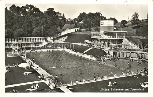 Heiden AR Schwimmbad Sonnenbad Kat. Heiden