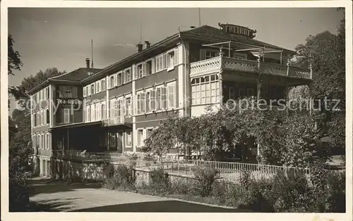 Heiden AR Hotel Pension Freihof Kat. Heiden