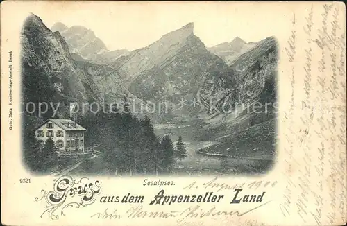 Seealpsee Gasthaus Appenzeller Alpen Kat. Schwende