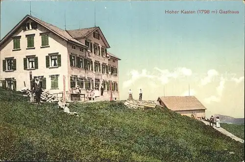 Bruelisau Gasthaus Hoher Kasten Kat. Bruelisau