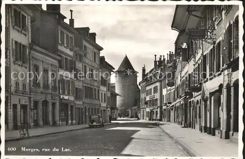 Morges Rue du Lac Tour Turm Kat. Morges