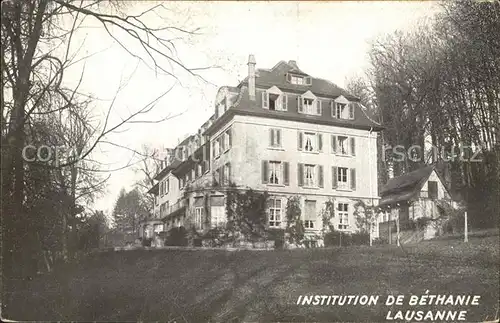 Lausanne VD Institution de Bethanie Kat. Lausanne