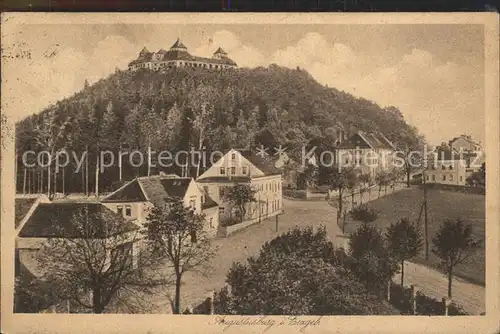 Augustusburg Teilansicht mit Schloss Kat. Augustusburg