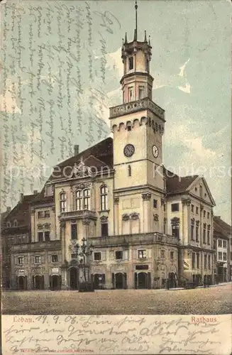 Loebau Sachsen Rathaus Kat. Loebau