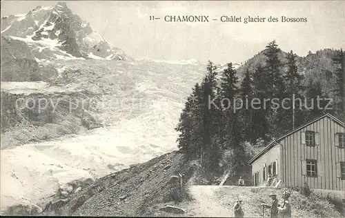 Chamonix Chalet glacier des Bossons Kat. Chamonix Mont Blanc