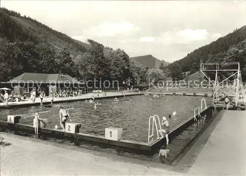 Leutenberg Thueringen Schwimmbad Kat. Leutenberg