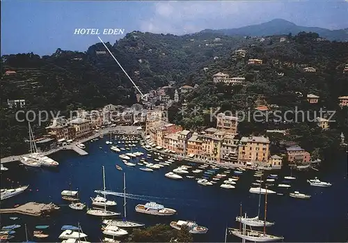 Portofino Liguria Hotel Eden Porto veduta aerea Kat. Portofino