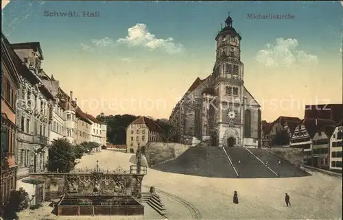 Schwaebisch Hall Michaeliskirche Kat. Schwaebisch Hall