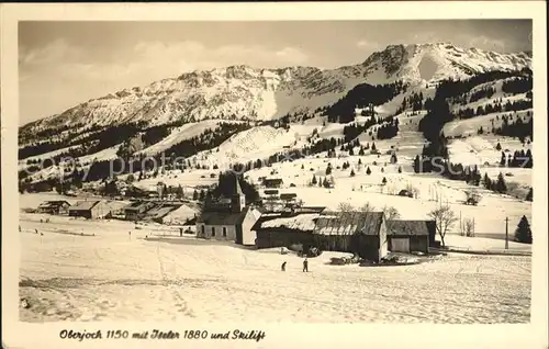 Oberjoch Skigebiet Kat. Bad Hindelang