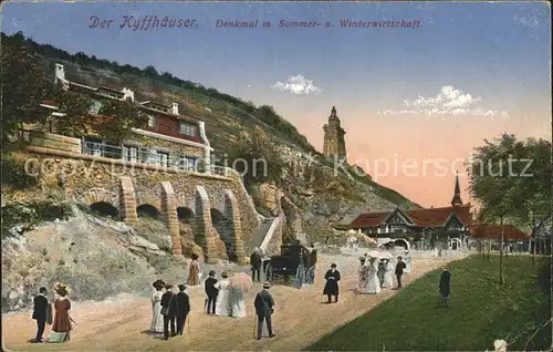 Kyffhaeuser Denkmal mit Restaurant Kat. Bad Frankenhausen