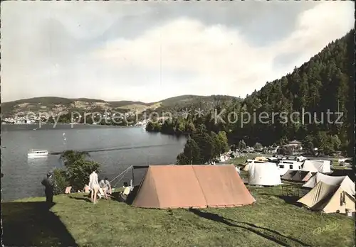 Gerardmer Vosges Camping am See Kat. Gerardmer