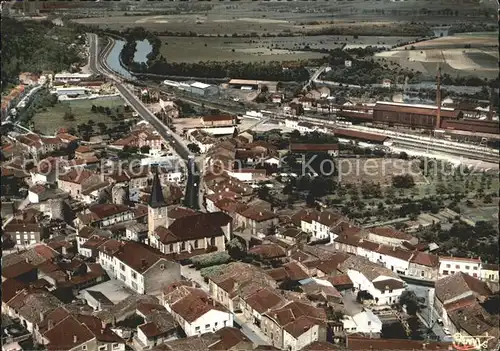 Dieulouard Fliegeraufnahme mit Kirche Kat. Dieulouard