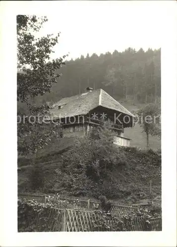 Badenweiler Holzhaus Kat. Badenweiler