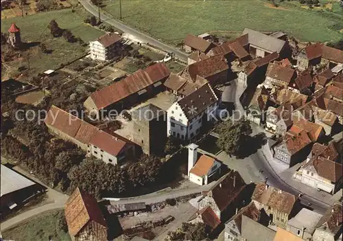 Staden Hessen Fliegeraufnahme Schloss Ysenburg Kat. Florstadt