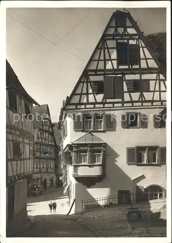 Wimpfen Bad Haus in der Salzgasse Kat. Bad Wimpfen