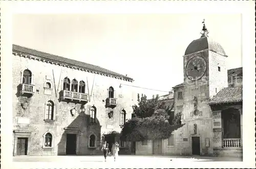 Trogir Trau Kirchuhr Kat. Trogir