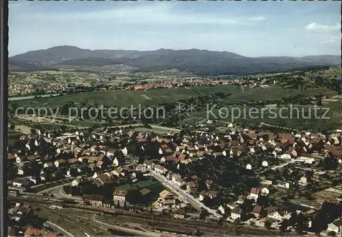 Haltingen Fliegeraufnahme Kat. Weil am Rhein