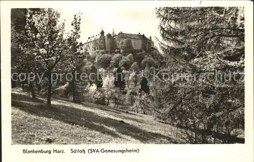 Blankenburg Bad Schloss SVA Genesungsheim Kat. Bad Blankenburg