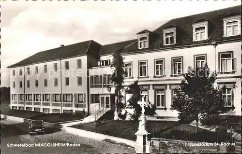 Mingolsheim Schwefelbad Sanatorium St Rochus Kat. Bad Schoenborn
