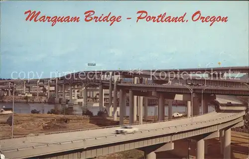 Portland Oregon Marguam Bridge Kat. Portland
