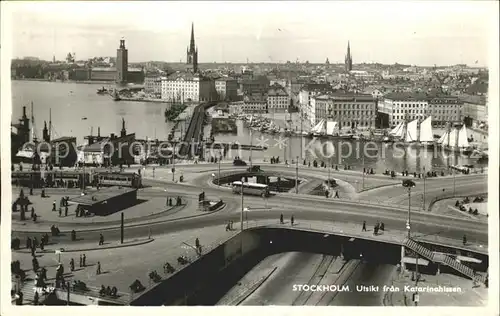 Stockholm Utsikt fran Katarinahissen Kat. Stockholm