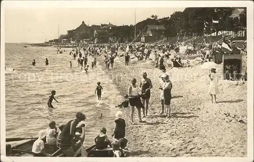 Wyk Foehr Badestrand Kat. Wyk auf Foehr