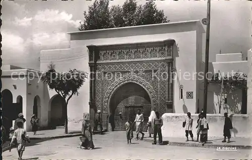 Casablanca Porte d entree du quartier reserve Kat. Casablanca