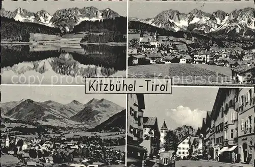 Kitzbuehel Tirol Panorama Teilansichten Kat. Kitzbuehel
