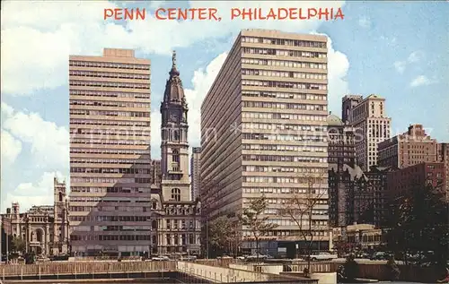 Philadelphia Pennsylvania Penn Center and City Hall Kat. Philadelphia