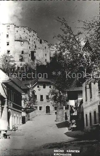 Gmuend Kaernten Kirchgasse Kat. Gmuend in Kaernten