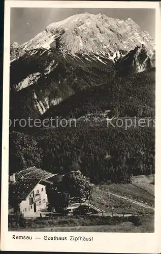 Ramsau Berchtesgaden Gasthaus Zipfhaeusl Kat. Ramsau b.Berchtesgaden