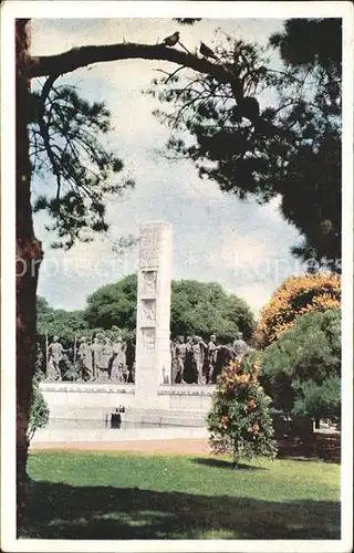 Montevideo Uruguay Detalle del Monumento a Jose E Rodo en el Parque del Mismo Nombre Kat. Montevideo