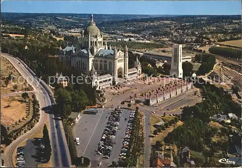 Lisieux Vue aerienne sur la Basilique Kat. Lisieux