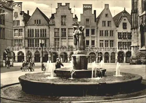 Muenster Westfalen Lambertusbrunnen Kat. Muenster