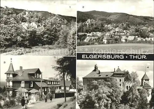 Elgersburg Teilansichten Ferienheim der SED MOPR Schloss Kat. Elgersburg