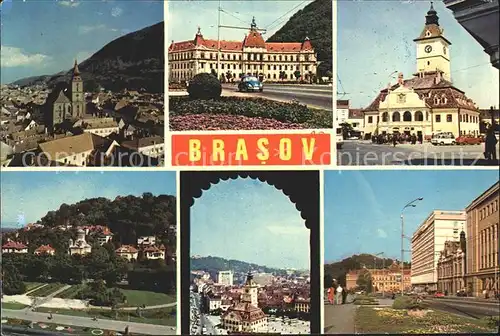 Brasov Orts und Teilansichten Kirche Kat. Kronstadt Brasov