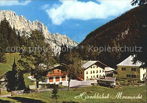 Weissbach Lofer Alpengasthof Hirschbuehel Mooswacht / Weissbach bei Lofer /Pinzgau-Pongau