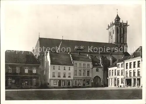 Kalkar Niederrhein Marktplatz Kirche Kat. Kalkar