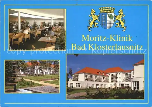 Bad Klosterlausnitz Moritz Klinik Park Wappen Kat. Bad Klosterlausnitz