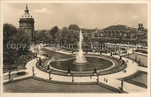 Mannheim Friedrichsplatz Wasserturm Rosengarten Kat. Mannheim