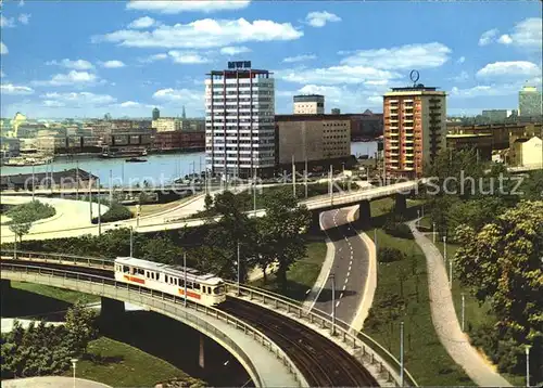 Mannheim Rheinhafen Strassenbahn Hochhaus Kat. Mannheim